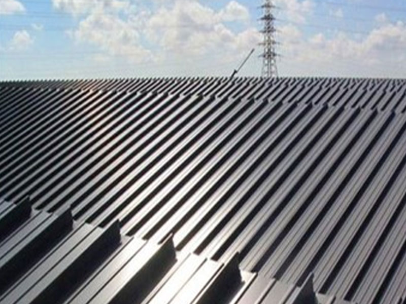 Aluminium magnesium mangaan staande naad metalen daktegel