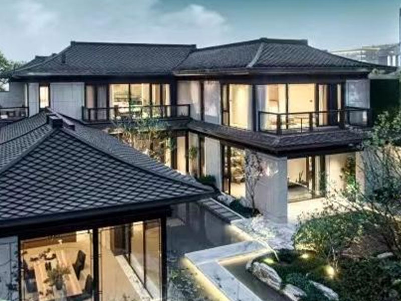 Aluminium magnesium mangaan diamantvormige visschaal metalen daktegel